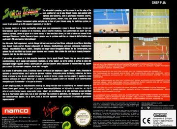 Smash Tennis (Europe) (Beta) box cover back